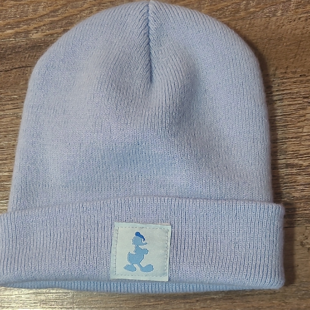 Light Blue Donald Duck Disney Love Your Melon Beenie One Size